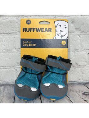 Ruffwear Grip Trex Dog Boots- Pair of Two Boots Size: 2.75 Inch 70MM Blue